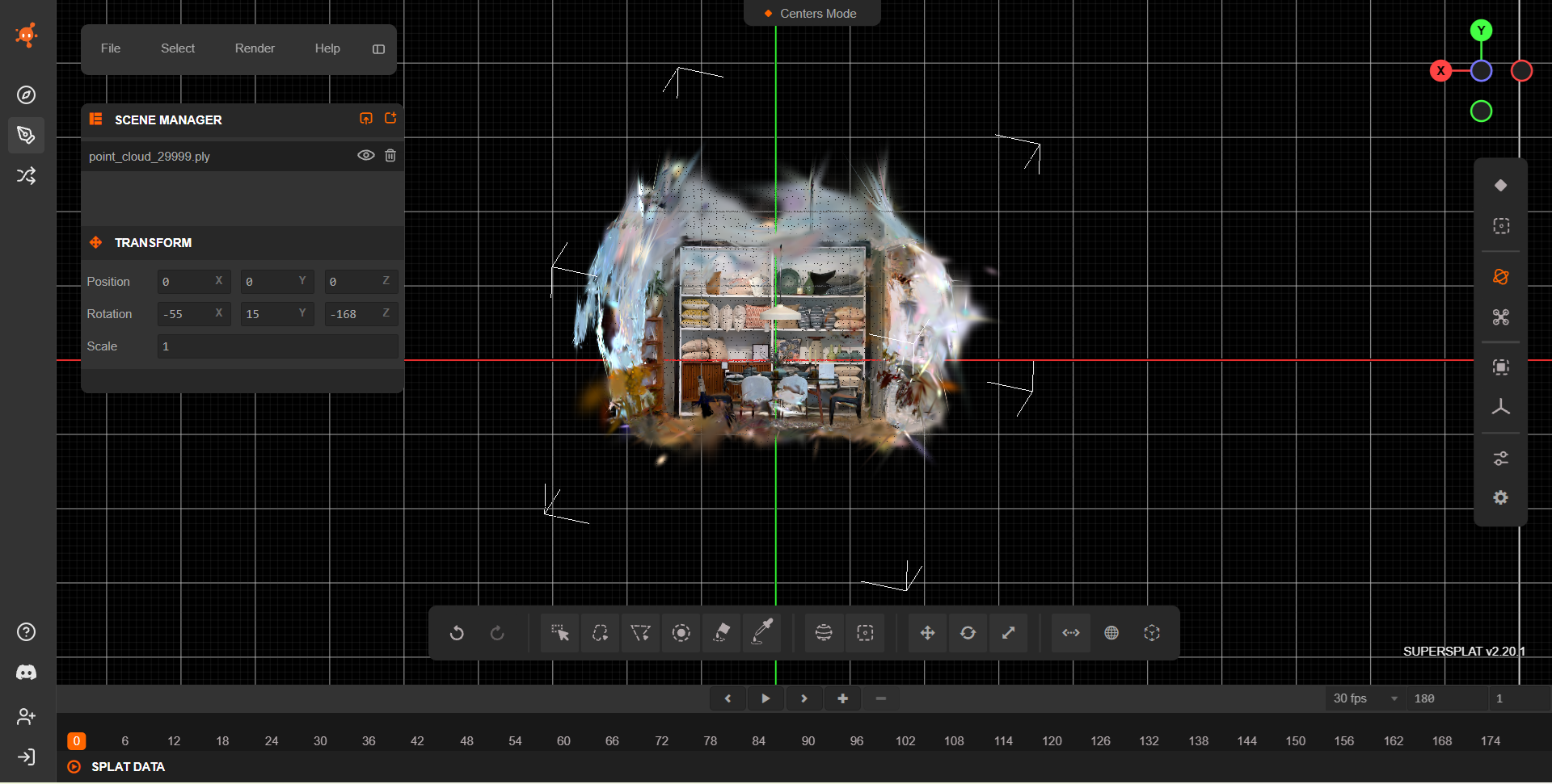 gsplat raw view 1
