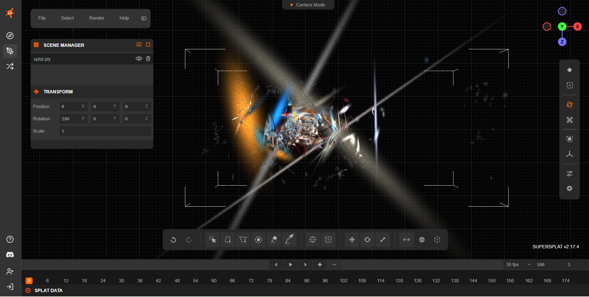 Nerfstudio raw view 1