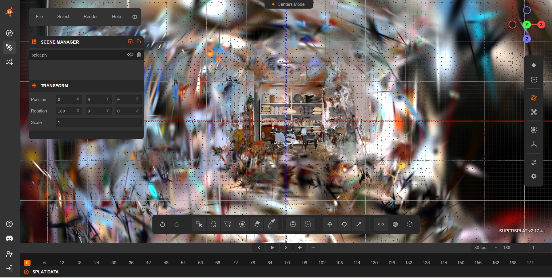 Nerfstudio raw view 2