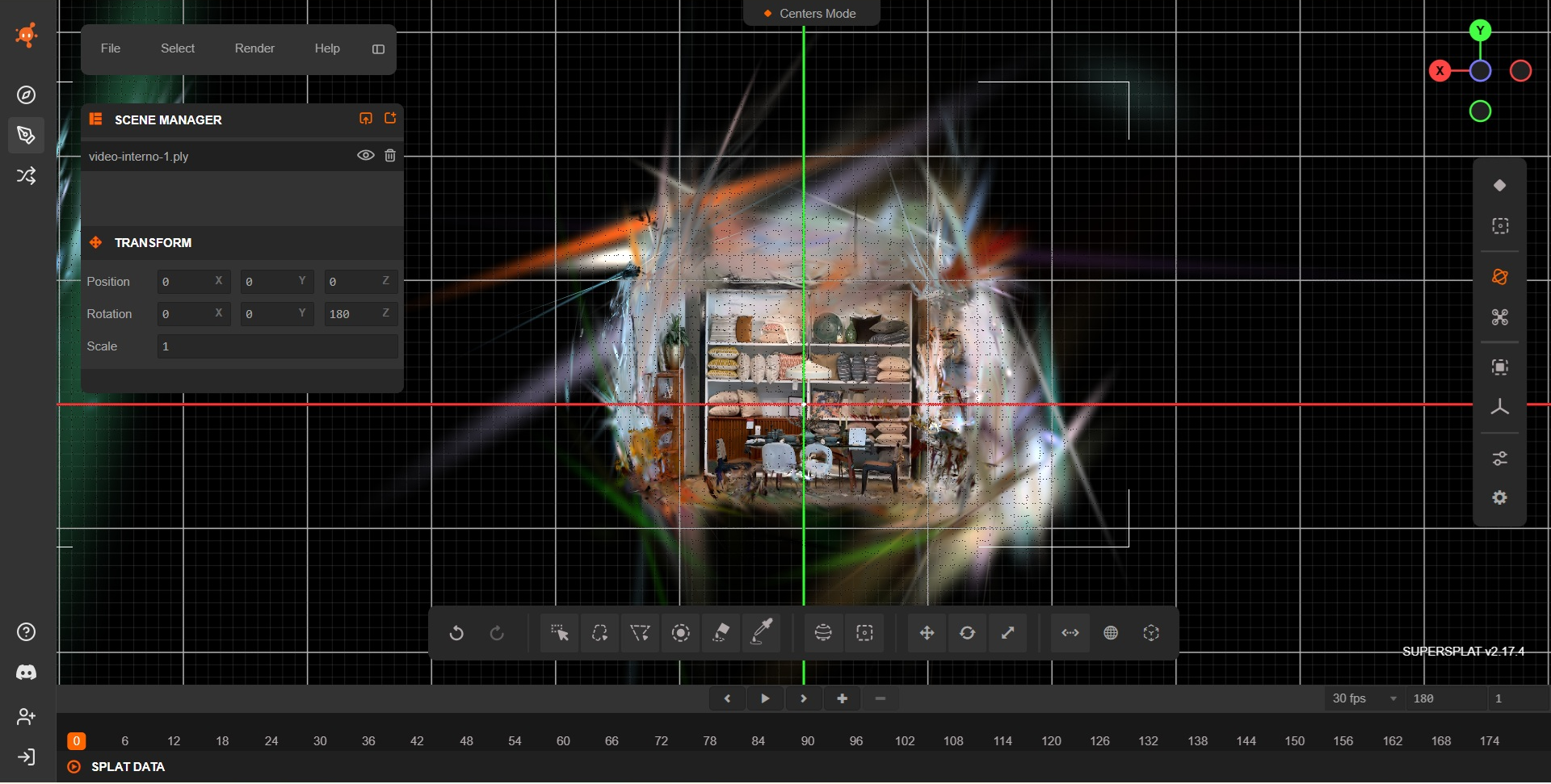 OpenSplat raw view 2
