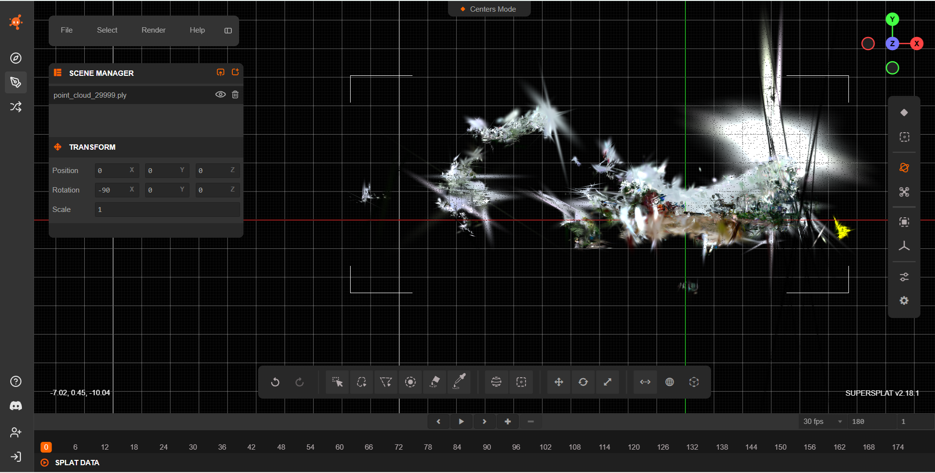 gsplat raw view 1
