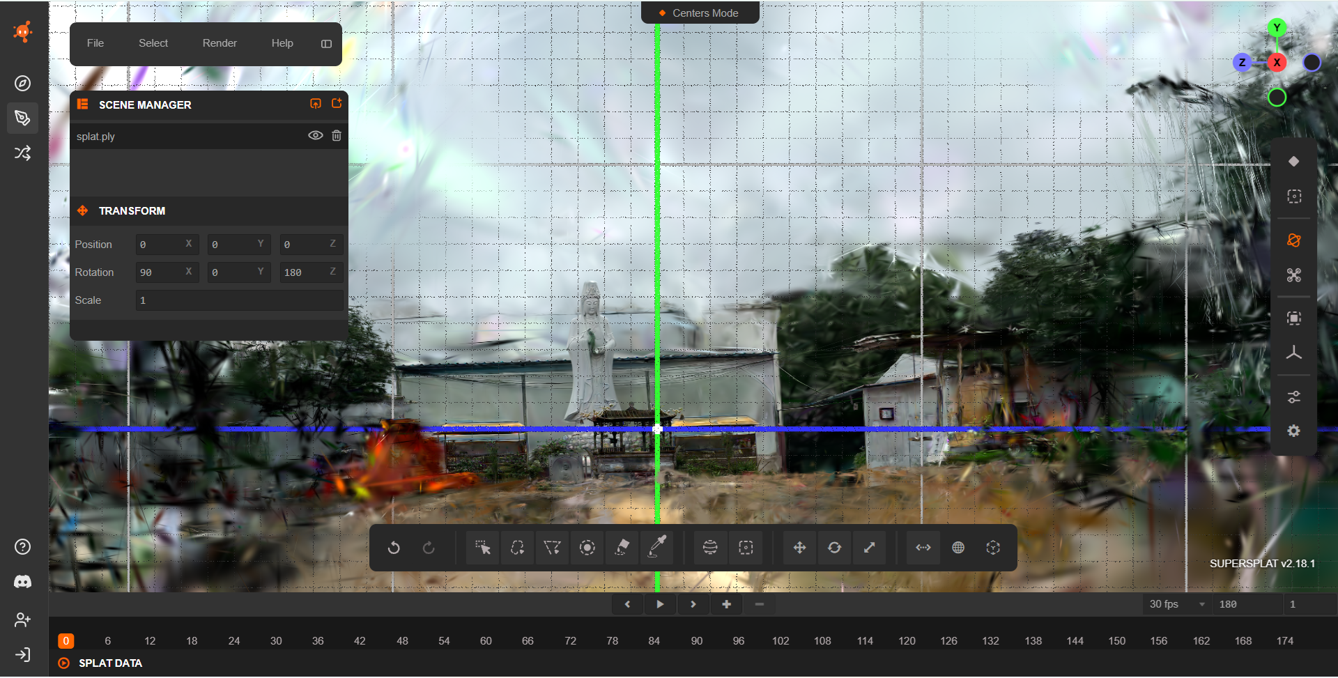 Nerfstudio raw view 2
