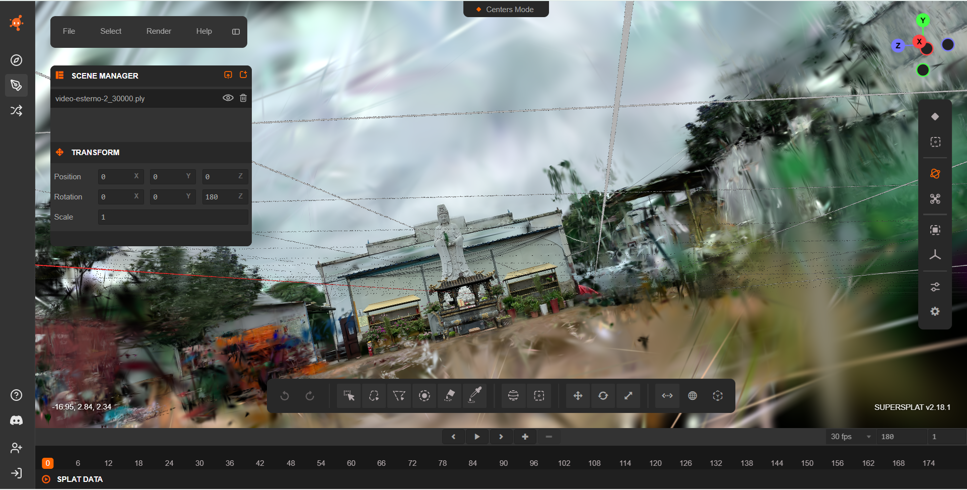 OpenSplat raw view 2